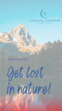 Get Lost In Nature Instagram story Image Preview