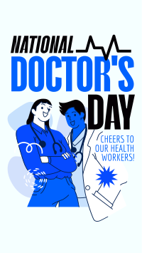Doctor's Day Celebration Facebook Story Design