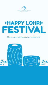 Happy Lohri Festival Instagram story Image Preview