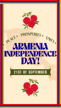 Pomegranate Armenia Day TikTok Video Image Preview