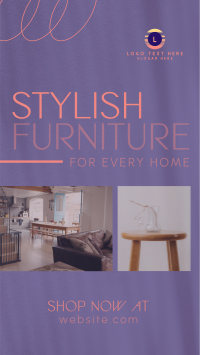 Stylish Furniture Store TikTok video Image Preview