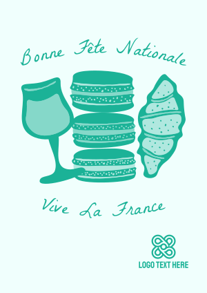 French Food Illustration Flyer