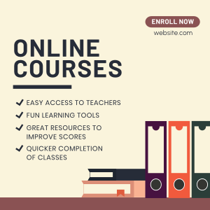 Online Courses Instagram post Image Preview