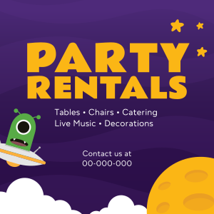 Party Rentals For Kids Linkedin Post Image Preview