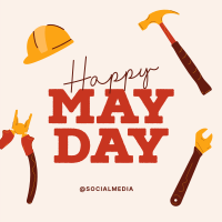 Happy May Day Linkedin Post Image Preview