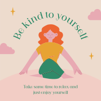 Be Kind To Yourself Instagram Post Preview