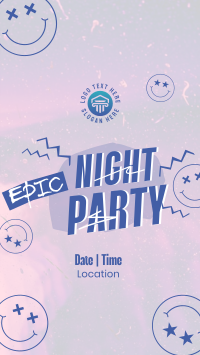 Epic Night Party Instagram story Image Preview