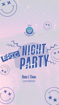 Epic Night Party Instagram Story Design