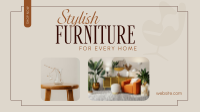 Stylish Furniture Store Facebook Event Cover Preview