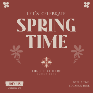 Springtime Celebration Instagram post Image Preview