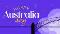 Australia Harbour Bridge Facebook Event Cover Design