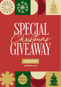 Christmas Season Giveaway Flyer Image Preview