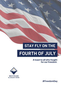 Stay Fly Flag Flyer Image Preview