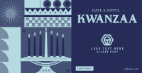 Geometric Kwanzaa Facebook Ad Design