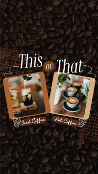This or That Coffee TikTok video Image Preview
