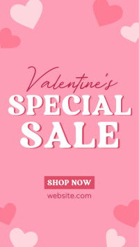 Valentine Hearts Special Sale Instagram story Image Preview