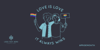 Love is Love Twitter Post Design