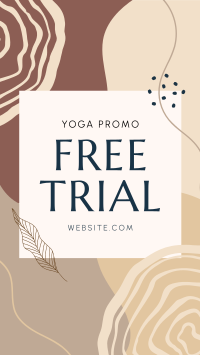 Yoga Free Trial Facebook Story Design