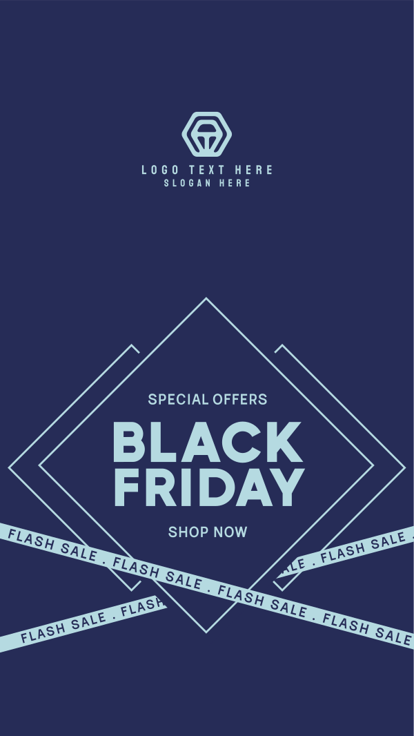 Flash Sale Black Friday Facebook Story Design Image Preview