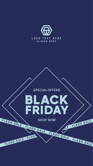 Flash Sale Black Friday Facebook story Image Preview