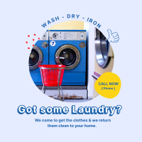 Doodle Laundry Instagram Post | BrandCrowd Instagram Post Maker