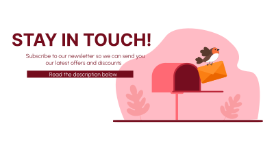 Stay in Touch Facebook event cover Image Preview