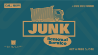 Junk Removal Stickers Facebook Event Cover Design
