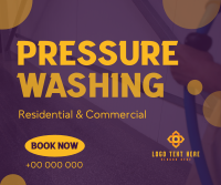 Pressure Wash Service Facebook Post Design