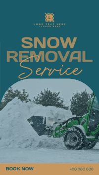 Snow Remover Service Facebook story Image Preview