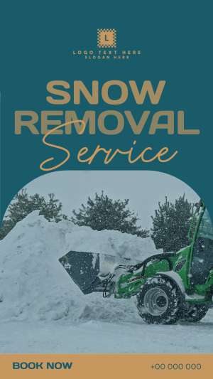 Snow Remover Service Facebook story Image Preview