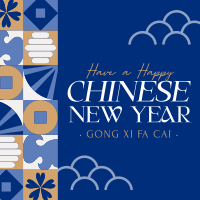 Chinese New Year Tiles Instagram post Image Preview