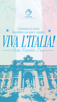 Vintage Italian Republic Day Facebook story Image Preview