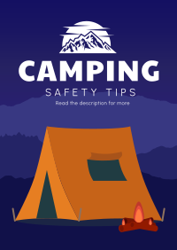Safety Camping Flyer Image Preview