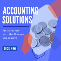 Accounting Solutions Instagram Post Design