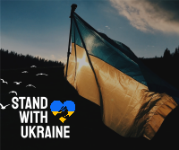 Stand with Ukraine Facebook Post Design