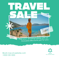 Exclusive Travel Discount Instagram Post Design