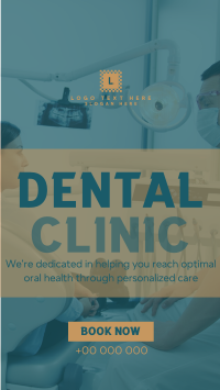 Dental Care Clinic Service YouTube short Image Preview