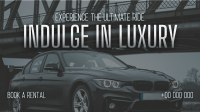 Luxury Car Rental Facebook Event Cover Design