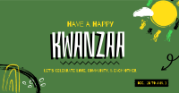 A Happy Kwanzaa Facebook Ad Design