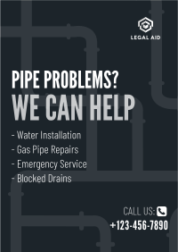 Need a Plumber? Flyer Design