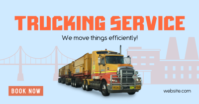 Pro Trucking Service Facebook ad Image Preview