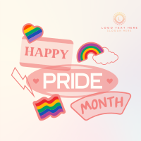 Stick on the Pride Instagram Post Design