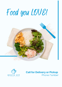 Lunch for Delivery Flyer Image Preview