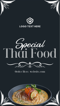 Special Thai Food Facebook Story Design