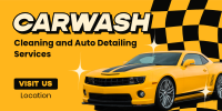 Carwash Cleaning Service Twitter post Image Preview