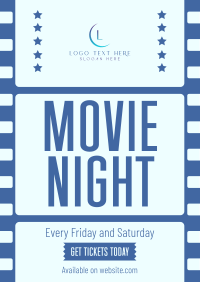 Movie Night Strip Poster Preview