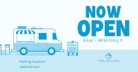 Food Truck Opening Facebook ad Image Preview