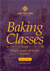 Baking Classes Flyer Image Preview