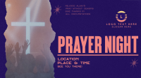 Modern Prayer Night Animation Image Preview
