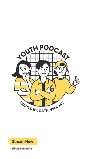 Youth Podcast Facebook story Image Preview